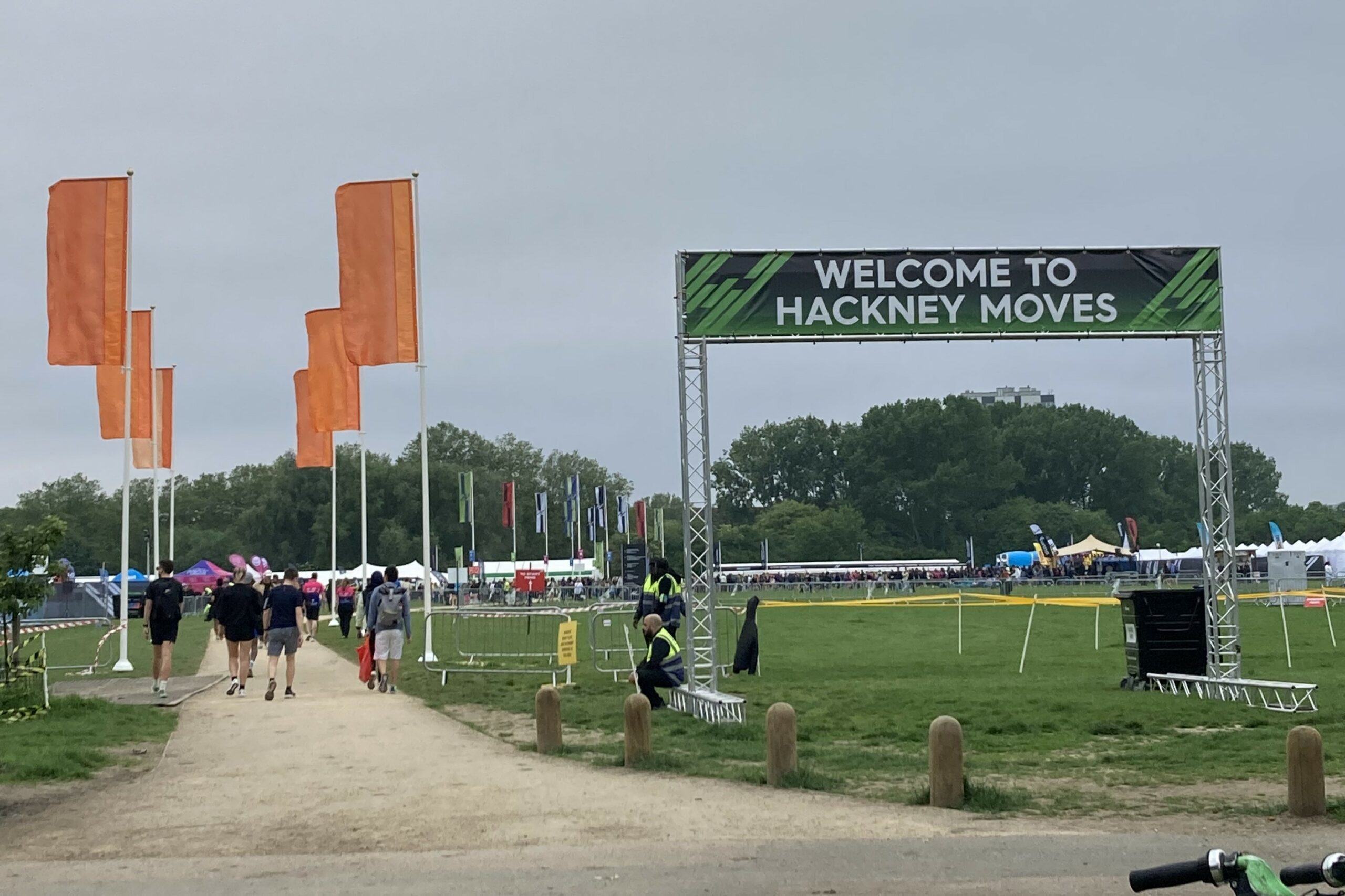 Flag poles & banners on ground darts - Image 13
